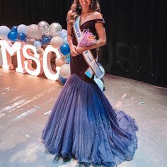 Gorgeous Mermaid Style Gown! Velvet With Tulle Bottom. Navy Color. Great Condition. Many Pageant Titles Won In This Gown! Looks Amazing On Stage. Sherri Hill Gowns, Mermaid Style, Sherri Hill Dresses, Sherri Hill, Mermaid Fashion, Navy Color, On Stage, Mermaid, Size 2