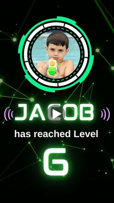 a man with a bottle in his hand and the words jacob has reached level 6