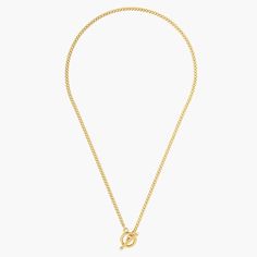 Available in 14k gold plated, rhodium plated or 14k rose gold plated brass Chain width: 3mm 18" curb chain Simulated 3mm pearl Toggle closure Made in the USA SKU: BYN1198 Elegant Metal Toggle Necklace With Cable Chain, Elegant Everyday Toggle Link Necklace, Elegant Toggle Link Necklace For Everyday, Chic Gold Chain Charm Necklace, Elegant Link Necklace With Toggle Clasp, Elegant Link Chain Necklace With Toggle Clasp, Chic Link Chain Necklace With Toggle Clasp, Classic Gold Chain Link Toggle Necklace, Chic Toggle Necklace As A Gift