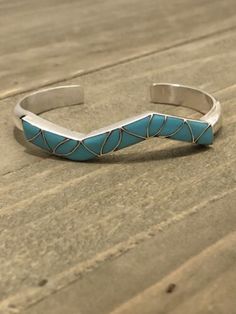 Native American Sterling Silver Navajo Handmade Turquoise Zuni Woman Bracelet | eBay First Class, Womens Bracelets, Native American, Beautiful Jewelry, Turquoise, Thank You, Bracelet, Sterling Silver, Silver