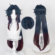 Vendor: KawaiiMoriStore Type: Price: 39.99 - 42.99 (2 variants) Honkai Star Rail Gradient Blue Red Blade Cosplay Wig ON828 🌟🎭Upgrade your cosplay game with the Honkai Star Rail Gradient Blue Red Blade Cosplay Wig - the perfect wig for every cool cosplay lover!🎭🌟 This unique and cool cosplay wig features a gradient blue red blade design that will make you stand out in any crowd. The high-quality material ensures both durability and comfort, while the cool and edgy design adds a… Blade Costume, Blade Cosplay, Gothic Harajuku Fashion, Cool Cosplay, Luffy Cosplay, Kawaii Wigs, Vocaloid Kaito, Egirl Aesthetic, Pelo Anime