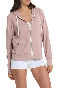 vuori Halo 2.0 Performance Zip Front Hoodie | Nordstrom Halo 2, Stretch Fabric, Halo, Nordstrom, Gym, Wardrobe, Fabric