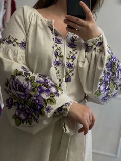 Dresses with embroidery Day Wedding Outfit, Norwegian Clothing, Pajama Robe, Womens Robes, Style Mistakes, Vintage Linens, Modest Outfits, Wedding Outfit, Wedding Dresses