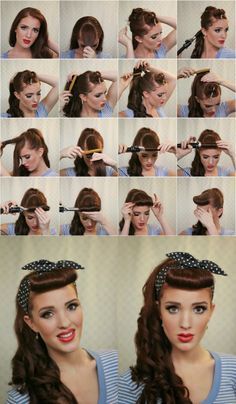 diy hairstyles for women - Google Search Halloweenský Makeup, Super Easy Hairstyles, Long Hair Tutorial, Hairstyle Gallery