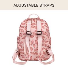 Jadyn 11" Mini Backpack - Rose Leaflet Mini Backpack, Same Day Delivery, Adjustable Straps, Target, Drive, Backpacks