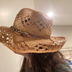 Never Worn. New Hat. Brim Is Wired And Can Adjust. Luke Combs, Country Concerts, Beach Hat, Floppy Hat, Cowboy Hats, Womens Sizes, Women Accessories, Hats, Red