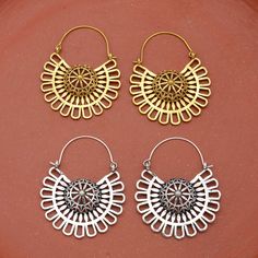 * Free Surprise Gift on Purchase of 1 Product. * Purchase of 4 Product and Get 2 Rings Free Gifts. Product :- Earring Material :- Brass/ Silver Mandala Earring, Large Gold Earring, Woman Gift Earring, Brass Earring, Statement Earring, Boho Earring, gift for her, Handmade Earring, * All our products are handmade and we make them as you see in the    photography but because of handmade There may be a slight difference in them * Handling Time: We take handling time of 1-3 Business Day from the date of receipt of the payment * Shipping Services: The shipping company takes 5-15 business days to deliver the product to US and most of other countries       For any queries Please feel free to message us. * Normally we respond in maximum 24 hours. * Gift packaging is available on request  * Feedback Unique Hypoallergenic Festival Earrings, Festival Hypoallergenic Metal Earrings, Large Gold Earrings, Boho Earring, Brass Earring, Earring Silver, 2 Rings, Handmade Earring, Earring Gift