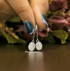 14k White Gold Dangle Drop Earrings | 7x5 MM Oval Cut CVD Diamond Drop Earrings | Bezel Setting Solitaire Diamond Earrings | Birthday Gifts | Diamond Drop Earrings | Oval Cut Lab Diamond Solitaire Drop Earrings | HPHT Diamond | Oval Cut Diamond Earrings | Eco-Friendly Diamond | Bridesmaid Earrings  "𝐖𝐞 𝐚𝐫𝐞 𝐩𝐫𝐨𝐮𝐝 𝐭𝐨 𝐢𝐧𝐭𝐫𝐨𝐝𝐮𝐜𝐞 𝐭𝐡𝐞 𝐧𝐞𝐱𝐭 𝐠𝐞𝐧𝐞𝐫𝐚𝐭𝐢𝐨𝐧 𝐨𝐟 𝐄𝐜𝐨-𝐅𝐫𝐢𝐞𝐧𝐝𝐥𝐲 𝐋𝐚𝐛 𝐃𝐢𝐚𝐦𝐨𝐧𝐝𝐬. 𝐌𝐚𝐤𝐞 𝐲𝐨𝐮𝐫 𝐃𝐞𝐬𝐢𝐠𝐧𝐞𝐫 𝐉𝐞𝐰𝐞𝐥𝐫𝐲 𝐰𝐢𝐭𝐡 𝐦 Oval Fine Jewelry Earrings With Bezel Setting, Elegant Oval Earrings With Bezel Setting, Formal Oval Earrings With Bezel Setting, Formal Oval Bezel Set Earrings, Oval Pendant Jewelry Set For Anniversary, Oval Matching Earrings For Anniversary, Oval Bezel Set Jewelry For Anniversary, Oval Sterling Silver Earrings For Anniversary, Solitaire Diamond Earrings