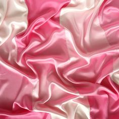 the pink and white fabric is very soft