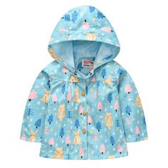 Boy's Clothing FC757-SkyBlue / 6T Outerwear Windproof Multicolor Cartoon Print Outerwear For Fall, Winter Cartoon Print Long Sleeve Outerwear, Casual Cartoon Print Outerwear For Spring, Casual Cartoon Print Winter Outerwear, Multicolor Cartoon Print Outerwear With Long Sleeves, Casual Outerwear With Cartoon Print For Spring, Multicolor Cartoon Print Long Sleeve Outerwear, Multicolor Long Sleeve Outerwear With Cartoon Print, Fall Multicolor Outerwear With Cartoon Print