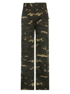 Name of fabric: denimStyle: overallsType: low waistDenim color: darkStyle: StreetThickness: ordinaryColor: greenSizes: S,M,L Cargo Pants Women Casual, Pants Women Casual, Family Cosplay, Camouflage Jeans, Camouflage Cargo Pants, Low Waist Jeans, Jeans Low Rise, Patterned Jeans, Cargo Pants Women