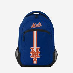 New York Mets Action Backpack FOCO - FOCO.com College Backpack With Zipper Closure, College Backpack With Standard Shape, College Backpack, North Face Backpack, New York Mets, Everyone Knows, Team Spirit, You Bag, The Team