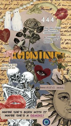 a collage of images with words and pictures on them, including the word grime