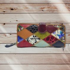 This beautiful colorful well-crafted luxury wallet is a special gift for Christmas, birthday, wedding, anniversary, mother's day, graduation Personalized Mom Gift, Custom Women's Leather Wallet For Mom, Custom Luxury Women's Wallet Organizer, Mama Birthday Gift, New Mama Gift, Long Leather Wallet. Combine with all colors. It is made of top quality glossier cowhide with multiple colors.  BEST WALLET It has huge capacity & well organized wallet *10 slots for cards *3 Windows IDs *2 currency compartments with safety zippers* *2 coin holders *4 receipt slots Plenty of space to carry phone, cards, coins, money, bills, checks. Protect your personal and financial information *RFID blocking security * Closes with a safety clasp (CLAK) Special Useful Design, Perfect Size * 7.5 x 4.1 x 1.4 inches (w Trendy Multicolor Bags With Card Slots, Multicolor Clutch With Zipper Closure For Daily Use, Multicolor Leather Rectangular Wallet, Multicolor Leather Wallets, Trendy Wallets With Interior Card Slots For Gift, Multicolor Bag With Zipper Closure For Gifts, Vintage Multicolor Wallet For Daily Use, Multicolor Leather Wallet For Everyday Use, Multicolor Leather Wallets For Everyday Use