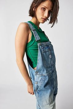 Denimist Relaxed Overalls - Jinx | Editorialist Oversized Pockets, Basic Tee, So Cool, Boho Outfits, Overalls, Wide Leg, Sleek, Wardrobe, How To Wear