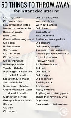 Minimalism Challenge, Cleaning Schedules, Declutter Checklist, Declutter Home, Decluttering Tips, Cleaning Tricks, Minimalism Lifestyle, House Cleaning Checklist, Vie Motivation