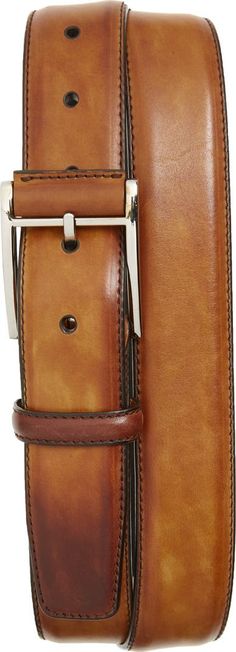 Magnanni Velaz Leather Belt | Nordstrom Cuff Detail, Anniversary Sale, Leather Belt, Calf Skin, Spain, Buckle, Nordstrom, Cuff, Wallet