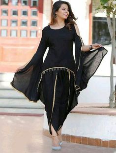 Black Salwar Suit, Black Pakistani Dress, Punjabi Dress Design, Patiala Suit Designs, Patiyala Suit, Wear Black Dresses, Designer Party Dresses, Patiala Salwar