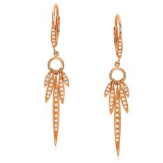 These 14k gold earrings are studded with diamonds, and were designed with movement in mind. Keep the dreams flowing, and we'll help you hold on to the good ones. I Love Jewelry, Contemporary Jewellery, Rose Gold Earrings, Ear Jewelry, Beautiful Earrings, Dream Catcher, Diamond Jewelry, Gold Earrings, The Good