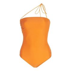 Ruched drawstring detail on side.Stretch fit. UnlinedSlips onComposition: 80% polyamide, 20% elastaneHand washManufacturer Style No. 192SW02 192 49760.Made in Mauritius Gucci Runway, Flora Print, Swimsuit Trends, Orange Swimsuit, Red Swimsuit, Luxury Women Fashion, Light Orange, Mauritius, Swim Suit