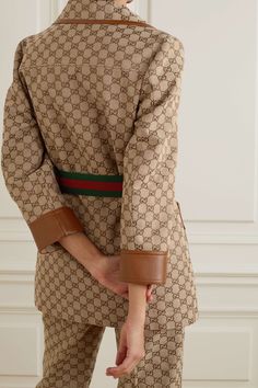 Outfits 2016, Jacquard Jacket, Gucci Outfits, Aesthetic Board, Gucci Fashion, Green Outfit, Fashion Attire, Character Aesthetic, Designer Wear