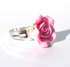 "A pretty pink rose ring Bright cheerful jewellery, a taste of summer all year long.  Each rose is around 1.5cm/3/4 inch in diameter and is on an adjustable silver tone ring  also available as earrings here: https://www.etsy.com/uk/listing/458826102/pink-rose-earrings-rose-dangle-earrings?ref=shop_home_active_1 also available as a necklace here: https://www.etsy.com/uk/listing/398802207/rose-dangle-earrings-necklace-set-flower?ref=shop_home_active_27 More rings here\" https://www.etsy.com/uk/sho Pink Flower Ring, Summer Jewellery, Summer Rings, Ring Flower, Clay Jewelry Diy, Rose Ring, Pink Ring, Rose Earrings, Flower Ring