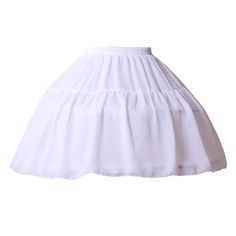 PRICES MAY VARY. ✿ Women Girls hoop skirt petticoat:High waisted, wide elastic waistband, double layer, knee length.2 hoop metal fish bone provide good support and also have certain softness to display your dress ruffles naturally. ✿2 Hoops Chiffon Crinoline Petticoat Details:Length About 45cm/17.7" ,Bottom Diameter: about 60cm/23.5" .Made of high quality chiffon materials, soft and skin-friendly, won't stimulate your tender skin. ✿Adjustable Waistline Petticoat :Elastic closure,Bustle cage hoop Chiffon Ball Gown, Ball Gown Short, Cosplay Fashion, Skirt Chiffon, Skirt Tulle, Hoop Skirt, Medieval Dress, Half Slip, Dress Images