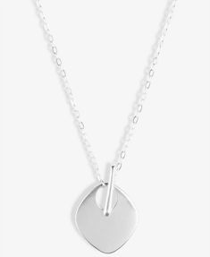 A modern sculptural toggle is both the closure and pendant of this unique Lucky Brand necklace. Set in silver-tone mixed metal; glass Approx. length: 32"; approx. drop: 1-2/5" Toggle closure Location - Necklaces Listing and template services provided by inkFrog Mixed Metals, Fashion Jewelry Necklaces, Fashion Watches, Necklace Set, Lucky Brand, Jewelry Necklace Pendant, Jewelry Watches, Silver Tone, Jewelry Necklaces