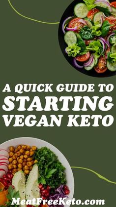 a quick guide to starting vegan keto