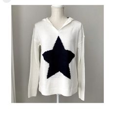 Never Worn, Perfect Condition! Star Hoodie, Textured Knit Sweater, Pointelle Sweater, Sleeveless Knit Top, Marled Sweater, Star Sweater, Sleeveless Pullover, Open Knit Sweater, Striped Hoodie