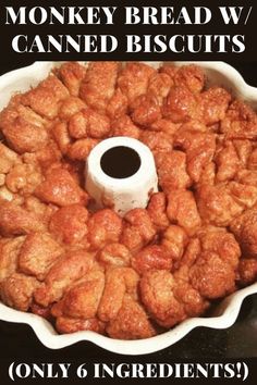 monkey bread with biscuits Can Biscuit Monkey Bread, Monkey Bread Using Biscuits, Monkey Bread With Canned Biscuits Recipe, Canned Biscuit Monkey Bread, Biscuit Monkey Bread Easy, Monkey Bread With Canned Biscuits Easy, Easy Monkey Bread With Biscuits, Monkey Bread Biscuits, Recipes With Canned Biscuits