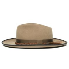 *Every purchase of the AW SHOOT fedora comes with a complimentary square hatbox. | Goorin Aw Shoot Fedora Hat in Tan, size XL Mens Dress Hats, Goorin Bros, Wide Brim Fedora, Wool Fedora, Felt Fedora, Hat Boxes, Mens Dress, Dress Hats, Horse Hair