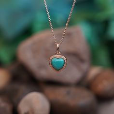 The Elegant Love Heart Turquoise Necklace in S925 Silver is a thoughtfully crafted piece that serves as a wonderful gift for birthdays or any special occasion. Handmade with care and love, this necklace symbolizes freedom, inspiration, and travel, making it a meaningful accessory for daily wear. With its minimalist style and lightweight design, it is perfect for those who appreciate simplicity and elegance. Highlights: - Handcrafted: Each necklace is meticulously made by hand, ensuring a unique Turquoise Round Pendant Jewelry As Gift, Dainty Turquoise Pendant Necklace For Gift, Turquoise Round Pendant Jewelry Gift, Turquoise Heart-shaped Necklaces For Gifts, Turquoise Heart-shaped Necklace For Gift, Turquoise Heart Pendant Necklace With Gemstone, Heart-shaped Gemstone Necklace For Birthday Gift, Turquoise Heart Necklaces For Gift, Dainty Turquoise Pendant Necklace Gift