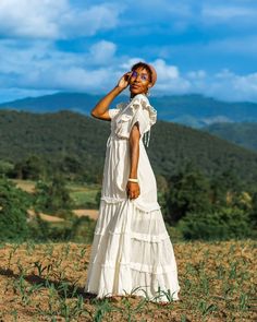 Beige Boho Dress With Ruffles For Beach, Bohemian Peasant Dress With Short Sleeves, Cream Boho Maxi Dress For Beach, Bohemian Maxi Peasant Dress, White Bohemian Cotton Peasant Dress, Flowy Off White Maxi Sundress, White Hippie Maxi Dress For Festivals, Summer Beige Peasant Dress, Bohemian Long Cream Dress