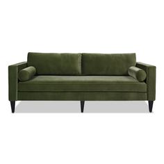 Buy Jennifer Taylor Home Nicholi Lawson Sofa Olive Green at Walmart.com Lawson Sofa, Classic American Home, Olive Sofa, Scandinavian Sofas, Green Couch, Leather Chesterfield Sofa, Jennifer Taylor, Leather Chesterfield, Mid Century Modern Sofa