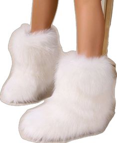 Fur Snow Boots, White P, Casual Flats, Mid Calf Boots, Womens Boots Ankle, Snow Boots, Mid Calf, Casual Boots, Faux Fur