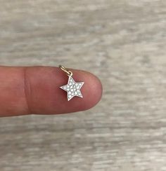 Pave Diamond Star Charm ◇ 1 piece ◇ Size: 7.5 mm ◇ Diamonds ◇ 14k Gold Tiny Star-shaped 14k Gold Jewelry, White Star-shaped 14k Gold Jewelry, 14k Gold Star-shaped Diamond Cut Jewelry, 14k White Gold Star-shaped Jewelry, White Gold Star-shaped 14k Gold Jewelry, Dazzling White Star-shaped Jewelry, 14k Gold Star Charm Jewelry, 14k Gold Star Jewelry, Vintage Star