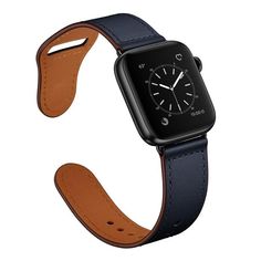 Best luxury premium Apple watch bands fashion, to match your iwatch face Series 6 5 4 3 2 1. Our adaptor connectors lugs, claps and buckles are made of durable stainless steel for long term use. Most of our replacement wristbands are not found in stores near you. This beautiful strap design are available in colors: Pink, Red, Blue, Black, Brown Adjustable to fit wrist sizes 38mm, 40mm, 42mm, 44mm, fits 5.0" - 8.6" wrists Made of high quality premium leather. Which comes as a comfortable soft cuf Apple Watch バンド, Apple Watch Wristbands, Apple Watch 42mm, New Apple Watch, Bracelet Apple Watch, Iwatch Apple, Apple Watch Case, Apple Watch Accessories, Apple Watch Bands Leather