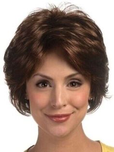 Feathered Layered Hairstyles, Short Lace Front Wigs, Human Lace Wigs, Thick Hair Cuts, Human Hair Wigs Blonde, Layered Hairstyles, Remy Human Hair Wigs, Short Hair Wigs, Short Wavy Hair