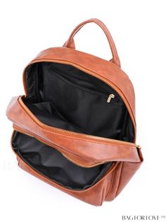 BagForLove - Premium Functional Womens Backpack: Simplistic Elegance for Professionals & Rookies Product Description Color Brown Strap Type Adjustable Coating 100% Polyurethane Pattern Type Plain Material PU Leather Bag Size Small Closure Type Zipper Style Unisex Type Classic Backpack Size Chart INCH CM Handle Height Strap Length Bag Height Bag Width Bag Length 2.4 inch 43.3 inch 11.8 inch 4.3 inch 9.4 inch Handle Height Strap Length Bag Height Bag Width Bag Length 6 cm 110 cm 30 cm 11 cm 24 cm School Backpack With Zipper In Faux Leather, Faux Leather Backpack With Zipper For Daily Use, School Backpack With Zipper Pocket In Faux Leather, Back To School Leather Backpack With Zipper, Leather Softback Backpack With Zipper For Back To School, Casual Leather Backpack With Zipper Closure, Standard Backpack In Faux Leather With Zipper Closure, Standard Faux Leather Backpack With Zipper Closure, School Leather Softback Backpack