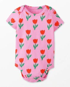 Baby Body Suit | Hanna Andersson Sensory Friendly, Pajama Dress, Pink Body, One Piece Bodysuit, Kids Sleep, Baby Body, Hanna Andersson, Kids Prints