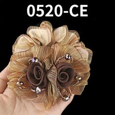 1PC Handmade Beaded Scrunchies Hair Band Rose Pretty Hair-Fixed Ponytail Holder Rubber Band Hair Flower Hair Tie Elegant Women Hair Wearing Ornament 0520-NV Flower Hair Tie, Hair Fixing, Scrunchies Hair, Band Hair, Hair Flower, Ponytail Holder, Pretty Hair, Rubber Band, Ponytail Holders