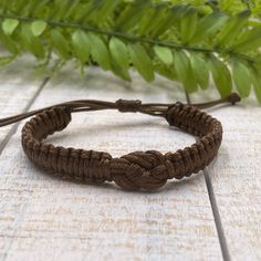 "Boho style bracelet, made of waxed cord, perfect for wear on your weekends on the beach!  Embrace the beauty of simplicity with our Wax Cord Bracelet. The natural and organic look of the waxed cord gives this bracelet a rustic charm, allowing you to effortlessly incorporate it into your everyday style. It's a piece that resonates with the simplicity of nature. Perfect gift for your boho friends. ♥ ITEM DETAILS: Total length: The size of the bracelet is adjustable. The bracelet for women closes approximately 6\", and the bracelet for men has an adjustable closure that will fit a 7\" wrist. Materials: Waxed cord.  Waxed Cord Available: Brown  Waxed Cord Size: 1mm waxed cord  ♥ GIFT IT Jewelry comes in a cute bag ready to gift! If you wish your item to be a gift, please let me know and I wil Brown Hand Wrapped Braided Bracelets For Friendship, Casual Bracelets With Sliding Knot For Gift, Hand-wrapped Brown Braided Bracelets For Friendship, Hand Wrapped Brown Braided Bracelets For Friendship, Casual Sliding Knot Bracelets As Gift, Adjustable Braided Friendship Bracelet Gift, Casual Sliding Knot Bracelets For Gift, Casual Sliding Knot Bracelet As Gift, Brown Waxed Cord Bracelets For Gift