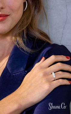 The perfect three-stone diamond ring for your right hand. Article number: 41083542 Classic Rings, Three Stone Diamond Ring, Tarnish Remover, Elegant Engagement Rings, Jewelry Cleaning Solution, 3 Stone Rings, Three Stone Diamond, Platinum Jewelry, Make Your Own Jewelry