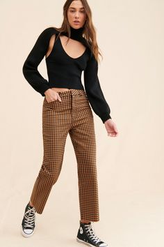 Rent Thurston Pants from Nuuly. Pick 6 items for $98/month. Free shipping + returns. Brown Tapered Leg Bottoms For Fall, Brown Bottoms For Business Casual In Fall, Fitted Ankle-length Pants For Fall, Business Casual Tapered Leg Pants For Fall, Brown Tapered Leg Fall Work Pants, Brown Fall Trousers Work Pants, Brown Work Pants For Fall, Brown Straight Work Pants For Fall, Wide Leg Bottoms For Business Casual In Fall