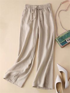 Description Product ID: BT2031727 Material: Cotton, Linen Pattern: Solid Color Season: Spring, Summer Style: Casual Occasion: Daily, Home, Travel Package included: 1 * Pants Size Chart(Asian Size): Please allow 1-3 cm measured error. Size Length Waist Hip M 93cm | 36.6 in 60cm - 90cm | 23.6'' - 35.4 in 100cm | 39.4 in L 94cm | 37.0 in 64cm - 94cm | 25.2'' - 37.0 in 104cm | 40.9 in XL 95cm | 37.4 in 68cm - 98cm | 26.8'' - 38.6 in 108cm | 42.5 in XXL 96cm | 37.8 in 72cm - 102cm | 28.3'' - 40.2 in 112cm | 44.1 in 3XL 97cm | 38.2 in 76cm - 106cm | 29.9'' - 41.7 in 116cm | 45.7 in Non-stretch Solid Color Casual Harem Pants, Non-stretch Beige Ankle-length Wide Leg Pants, Casual Wide Leg Solid Color Harem Pants, Loungewear Bottoms In Solid Beige Color, Beige Bottoms For Loungewear, Beige Solid Color Pants For Loungewear, Beige Loungewear Bottoms, Beige Solid Color Loungewear Pants, Casual Solid Color Ankle-length Wide Leg Pants