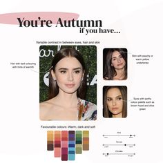 Color Palette For Yellow Undertones, Autumn Undertone Colors, Yellow Undertone Skin Clothes, What Type Of Autumn Am I, Soft Autumn With Dark Hair, Makeup For Deep Autumn Skin Tone, Colors For Yellow Undertones, Outfits For Autumn Skin Tone, Hair Colour For Yellow Undertone Skin