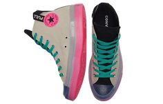 Converse Chuck Taylor All Star CX High 'Digital Terrain - String Hyper Pink' String/Hyper Pink/Black 170137C 2024 Clothes, Converse Custom, Run Star Hike, Nursing Shoes, Black Gums, Streetwear Men, Converse Sneakers, Streetwear Men Outfits, 2024 Fashion