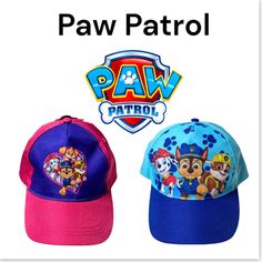 Youth Paw Patrol Snapback Hat Pink Or Blue Available Paw Patrol Hat, White Baseball Hat, Girls Beanie Hats, Boys Winter Hats, Nickelodeon Girls, Pink Bucket Hat, Pink Paws, Orange Hats, Paw Patrol Nickelodeon