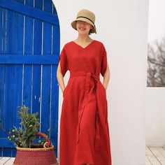 simplelinenlife-Linen-casual-summer-long-women-dresses Maxi Wedding Dress, Women Dresses Casual, Women Silk Dress, Dresses Casual Summer, Linen Wedding Dress, Women Dresses Casual Summer, Linen Dress Women, Linen Summer, Organic Colors